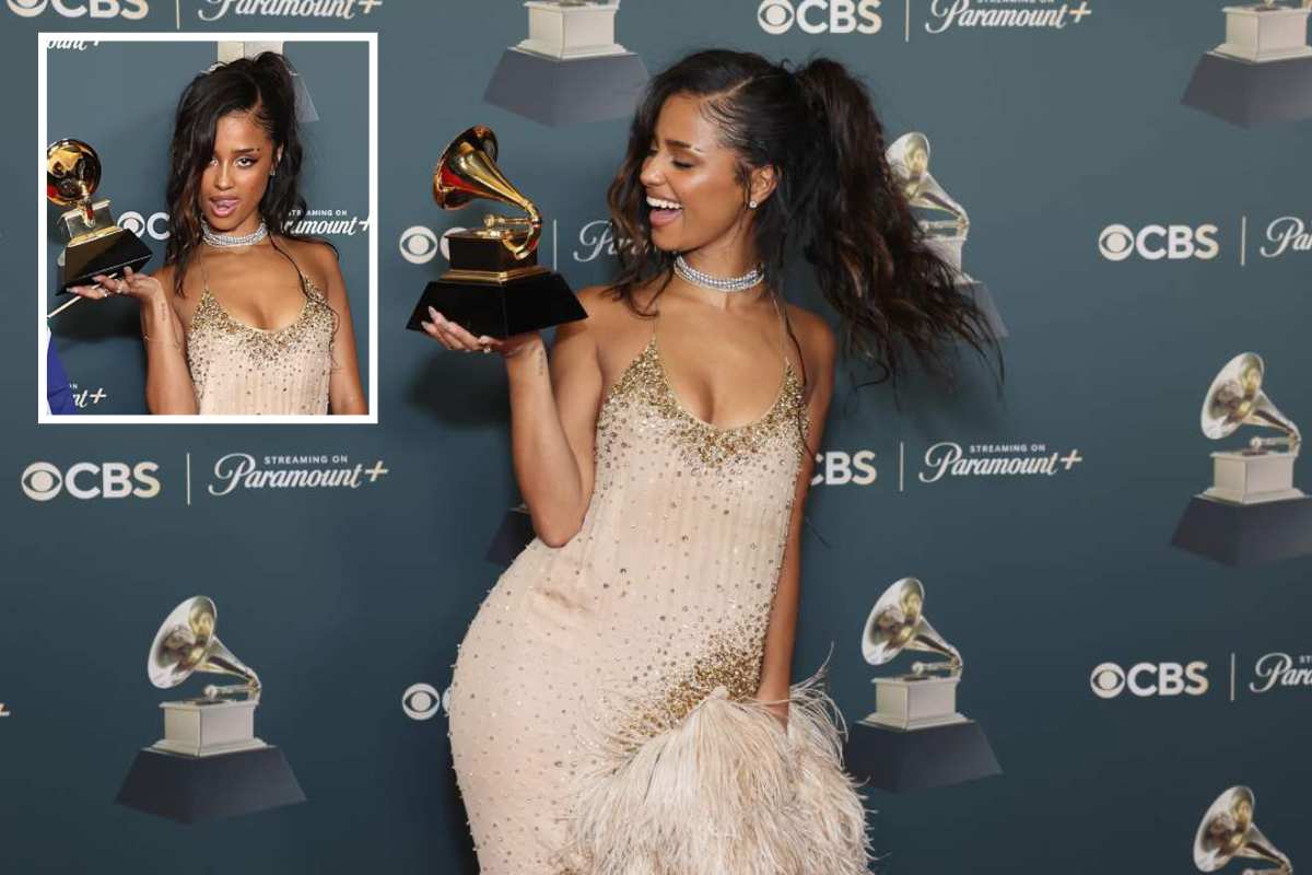 Tyla at Grammy red carpet fashion